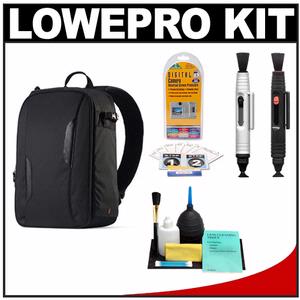 Lowepro Classified Sling 220 AW Digital SLR Camera Backpack Case (Black) with Deluxe Photo/Video Tripod + Accessory Kit - Digital Cameras and Accessories - Hip Lens.com