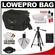 Lowepro Stealth Reporter D100 AW Digital SLR Camera Bag/Case (Black) with Photo/Video Tripod + Canon Cleaning Kit