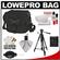 Lowepro Stealth Reporter D200 AW Digital SLR Camera Bag/Case (Black) with Photo/Video Tripod + Canon Cleaning Kit