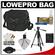 Lowepro Stealth Reporter D200 AW Digital SLR Camera Bag/Case (Black) with Photo/Video Tripod + Nikon Cleaning Kit