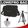 Lowepro Stealth Reporter D550 AW Digital SLR Camera Bag/Case (Black) with Photo/Video Tripod + Accessory Kit