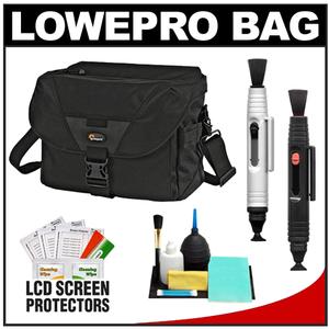 Lowepro Stealth Reporter D550 AW Digital SLR Camera Bag/Case (Black) with Reader + Cleaning Kit + LCD Protectors + Accessory Kit - Digital Cameras and Accessories - Hip Lens.com