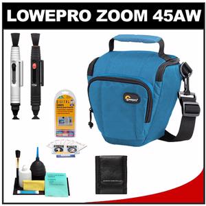Lowepro Toploader Zoom 45 AW Digital SLR Camera Holster Bag/Case (Sea Blue) with Lenspen + Accessory Kit - Digital Cameras and Accessories - Hip Lens.com