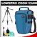 Lowepro Toploader Zoom 55 AW Digital SLR Camera Holster Bag/Case (Sea Blue) with Tripod + Accessory Kit