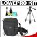 Lowepro Toploader Pro 65 AW Digital SLR Camera Holster Bag/Case (Black) with Deluxe Photo/Video Tripod + Accessory Kit