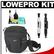 Lowepro Toploader Pro 65 AW Digital SLR Camera Holster Bag/Case (Black) with Complete Cleaning Kit