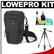 Lowepro Toploader Pro 75 AW Digital SLR Camera Holster Bag/Case (Black) with Deluxe Photo/Video Tripod + Accessory Kit