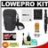 Lowepro Toploader Pro 75 AW Digital SLR Camera Holster Bag/Case (Black) with Reader + Cleaning Kit + LCD Protectors + Accessory Kit