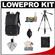 Lowepro Versapack 200 AW Digital SLR Camera Backpack Case (Black/Gray) with Deluxe Photo/Video Tripod + Nikon Cleaning Kit