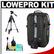 Lowepro Vertex 300 AW Digital SLR Camera Backpack Case (Black) with Deluxe Photo/Video Tripod + Accessory Kit