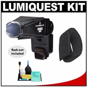 LumiQuest Snoot for Shoe Mount Flashes with LumiQuest Cinch Strap + Cleaning Kit - Digital Cameras and Accessories - Hip Lens.com