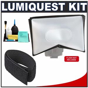 LumiQuest SoftBox for Shoe Mount Flashes with LumiQuest Cinch Strap + Cleaning Kit - Digital Cameras and Accessories - Hip Lens.com