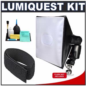 LumiQuest Softbox III for Shoe Mount Flashes with LumiQuest Cinch Strap + Cleaning Kit - Digital Cameras and Accessories - Hip Lens.com