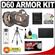 MADE Rubberized Camera Armor Case for Nikon D40, D40x, D60 (Smoke) with EN-EL9a Battery + Tripod + Accessory Kit