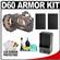 MADE Rubberized Camera Armor Case for Nikon D40, D40x, D60 (Smoke) with (2) EN-EL9a Batteries + Charger + Accessory Kit