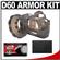 MADE Rubberized Camera Armor Case for Nikon D40, D40x, D60 (Smoke) with EN-EL9a Battery + Cleaning Kit