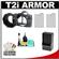 MADE Rubberized Camera Armor Case for Canon Rebel T2i (Black) with (2) LP-E8 Batteries & Charger + Accessory Kit