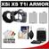MADE Rubberized Camera Armor Case for Canon Rebel XSi, XS & T1i (Black) with (2) LP-E5 Batteries & Charger + Accessory Kit