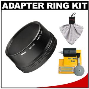 Nikon UR-E22 Lens Adapter Ring for Coolpix P7000 & P7100 Digital Camera with Cleaning Kit - Digital Cameras and Accessories - Hip Lens.com