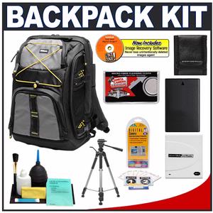 Nikon Digital SLR Camera and Laptop Backpack Case with EN-EL9 Battery + Tripod + Accessory Kit - Digital Cameras and Accessories - Hip Lens.com