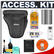 Nikon CF-D200 Leather Holster Digital SLR Camera Case for D200, D300 & D300s with EN-EL3e Battery + Accessory Kit