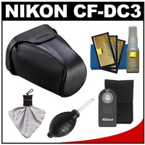 Nikon CF-DC3 Semi-Soft Digital SLR Camera Holster Case for D7000 with Shutter Release Remote + Nikon Cleaning Accessory Kit - Digital Cameras and Accessories - Hip Lens.com