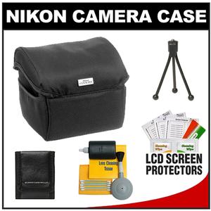 Nikon Coolpix 9691 Fabric Digital Camera Case with Cleaning & Accessory Kit - Digital Cameras and Accessories - Hip Lens.com
