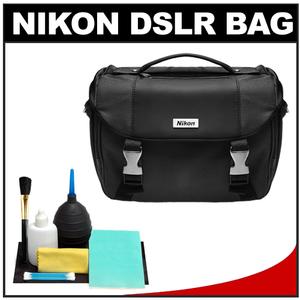 Nikon Deluxe Digital SLR Camera Case - Gadget Bag with 6 Piece Cleaning Kit - Digital Cameras and Accessories - Hip Lens.com