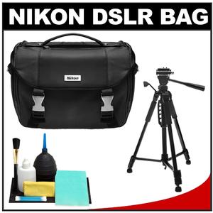 Nikon Deluxe Digital SLR Camera Case - Gadget Bag with Deluxe Photo/Video Tripod - Digital Cameras and Accessories - Hip Lens.com