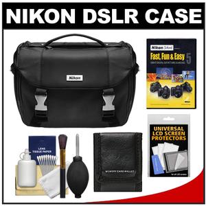Nikon Deluxe Digital SLR Camera Case - Gadget Bag with Kit + Nikon School Instructional DVD - Fast  Fun  & Easy 5 for D5000  D3100  D3000 - Digital Cameras and Accessories - Hip Lens.com