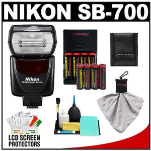 Nikon SB-700 AF Speedlight Flash with (8) Batteries & Charger + Accessory Kit - Digital Cameras and Accessories - Hip Lens.com