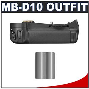 Nikon MB-D10 Grip Multi Power Battery Pack for the D300  D300s & D700 with EN-EL3e Battery - Digital Cameras and Accessories - Hip Lens.com
