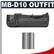 Nikon MB-D10 Grip Multi Power Battery Pack for the D300, D300s & D700 with EN-EL3e Battery