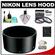 Nikon HB-37 Bayonet Lens Hood for 55-200mm f/4-5.6G VR DX, 85mm f/3.5 VR Micro with 3 (UV/FLD/CPL) Filter Set + Accessory Kit