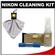 Nikon Digital Camera and Lens Cleaning Kit with Nikon Clothes, Fluid + Lens Cloth Spudz