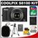 Nikon Coolpix S8100 Digital Camera (Black) - Factory Demo with 8GB Card + Battery + ZE-DC1 Case + Travel Tripod + Accessory Kit