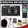 Nikon Coolpix S8100 Digital Camera (Black) - Factory Demo with 16GB Card + Battery + ZE-DC1 Case + Travel Tripod + Accessory Kit