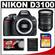 Nikon D3100 Digital SLR Camera Body - Factory Demo with AF-S 18-200mm VR II Zoom-Nikkor Lens + 8GB Card + Accessory Kit
