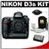 Nikon D3S Digital SLR Camera Body with Nikon Li-ion Battery + Nikon Cleaning Kit