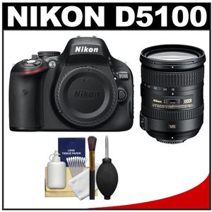 Nikon D5100 Digital SLR Camera Body with 18-200mm Nikkor Zoom Lens + Cleaning Accessory Kit - Digital Cameras and Accessories - Hip Lens.com