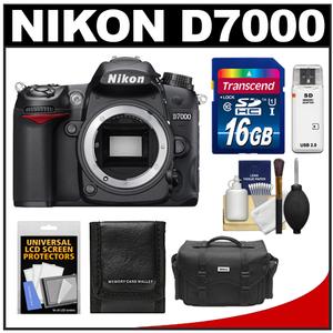 Nikon D7000 Digital SLR Camera Body with 16GB Card + Case + Accessory Kit - Digital Cameras and Accessories - Hip Lens.com