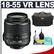 Nikon 18-55mm f/3.5-5.6G VR DX AF-S Zoom-Nikkor Lens with Case + Cleaning Kit