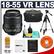 Nikon 18-55mm f/3.5-5.6G VR DX AF-S Zoom-Nikkor Lens with Case + 57