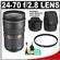 Nikon 24-70mm f/2.8G AF-S ED Zoom-Nikkor Lens with Nikon NC Filter + Cleaning Kit