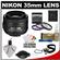 Nikon 35mm f/1.8 G DX AF-S Nikkor Lens with 3 UV/FLD/CPL Filters + Cleaning Kit