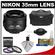 Nikon 35mm f/1.8 G DX AF-S Nikkor Lens with Nikon Case + 3 UV/FLD/CPL Filters + Cleaning Kit