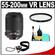 Nikon AF-S 55-200mm f/4-5.6G ED DX VR Zoom-Nikkor Lens - Factory Demo with UV Filter + Cleaning Kit