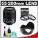 Nikon 55-200mm f/4-5.6G DX AF-S ED Zoom-Nikkor Lens with 3 UV/FLD/CPL Filters + Hood + Cleaning Kit
