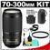 Nikon 70-300mm f/4.5-5.6 G VR AF-S ED-IF Zoom-Nikkor Lens with UV Filter + Cleaning Kit