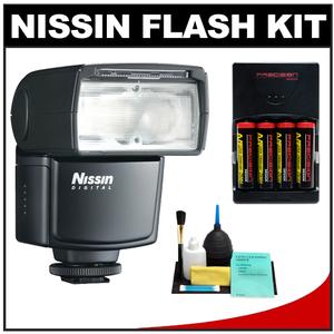 Nissin Digital Speedlite Di466 Flash (for Olympus/Panasonic) with Batteries & Charger + Accessory Kit - Digital Cameras and Accessories - Hip Lens.com